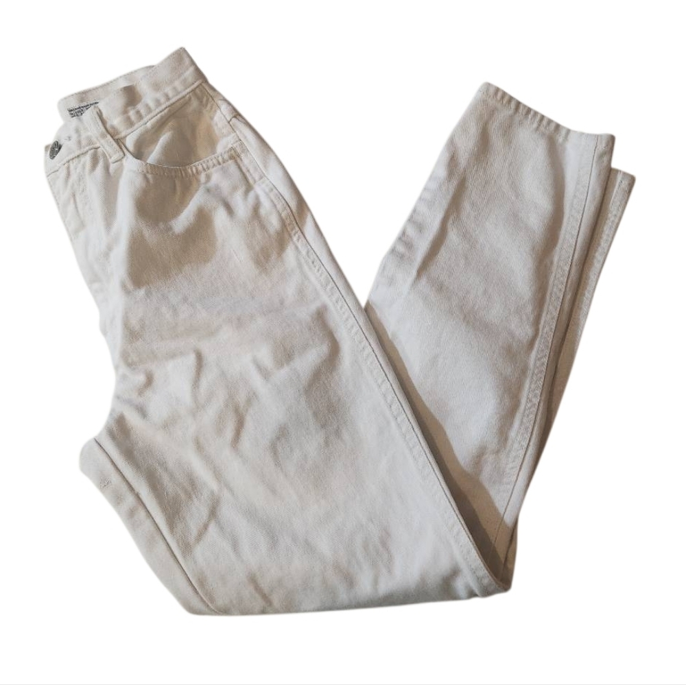 Vintage Rio by Stephen Mardon White Denim Mom Jeans Size 7